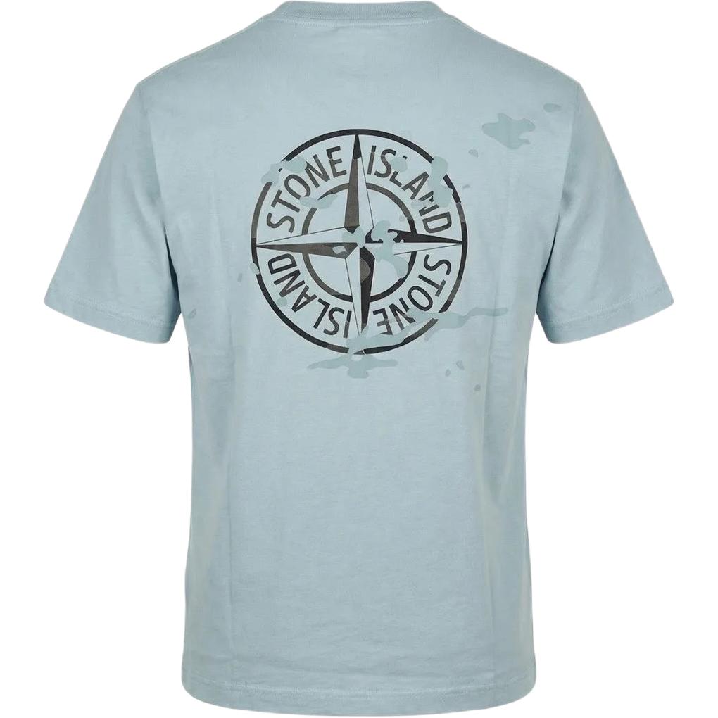 STONE ISLAND Мужская футболка с коротким рукавом и принтом компаса в камуфляже L1S152100001S0E14-V004A