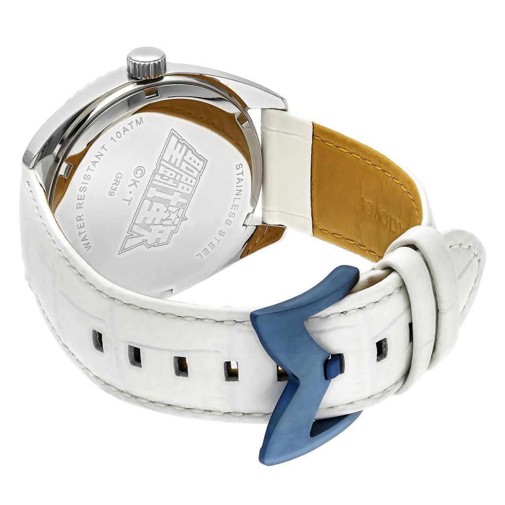 Часы Saint Seiya Collaboration Hyuga Model Collaboration Blue Dial Stainless Steel Quartz 38MM Regular Guarantee White [Angel Clover] GR39S-CYG