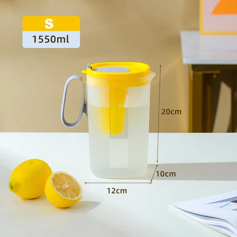 Кувшин для воды 1,5/2,2 л, контейнер для лимонада, соковыжималка, большой заварочный чайник с заварочным устройством для чая, пластиковый горшок для холодных напитков, кувшин для напитков