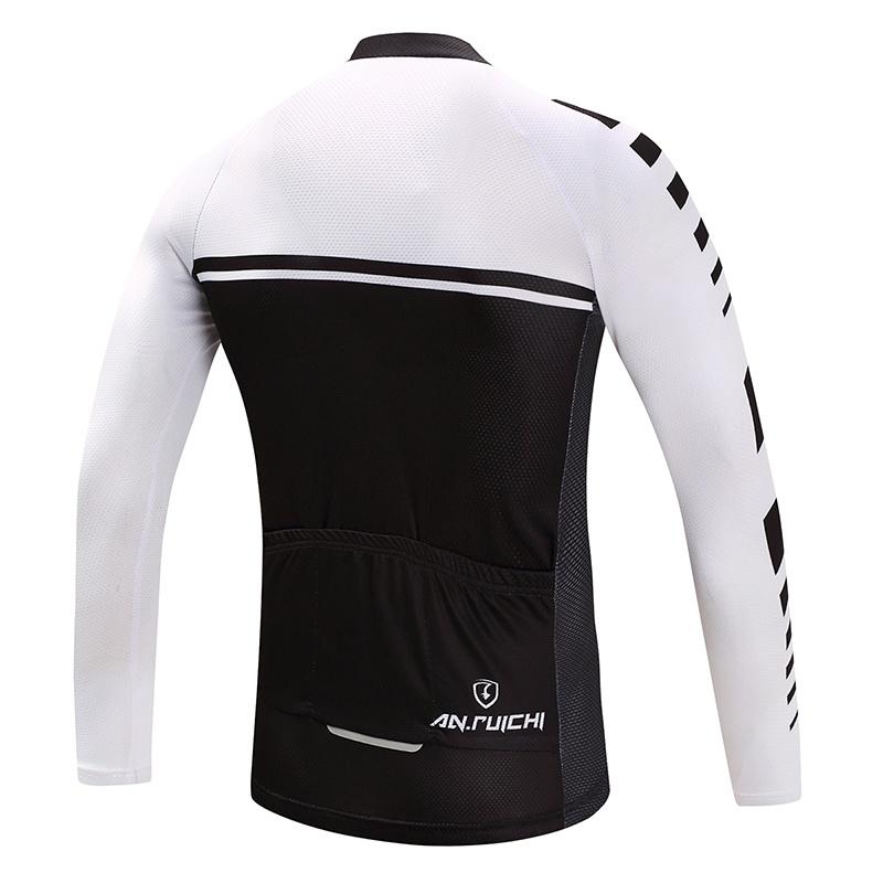 Осенние велосипедные майки, комплект одежды для велоспорта, мужские белые брюки-комбинезон с длинными рукавами, костюм для велосипедной одежды