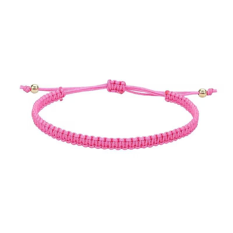 Браслеты и браслеты из плетеной веревки на удачу для женщин и мужчин, узлы ручной работы, тибетские буддийские, для дружбы, для девочек, подарок, регулируемый