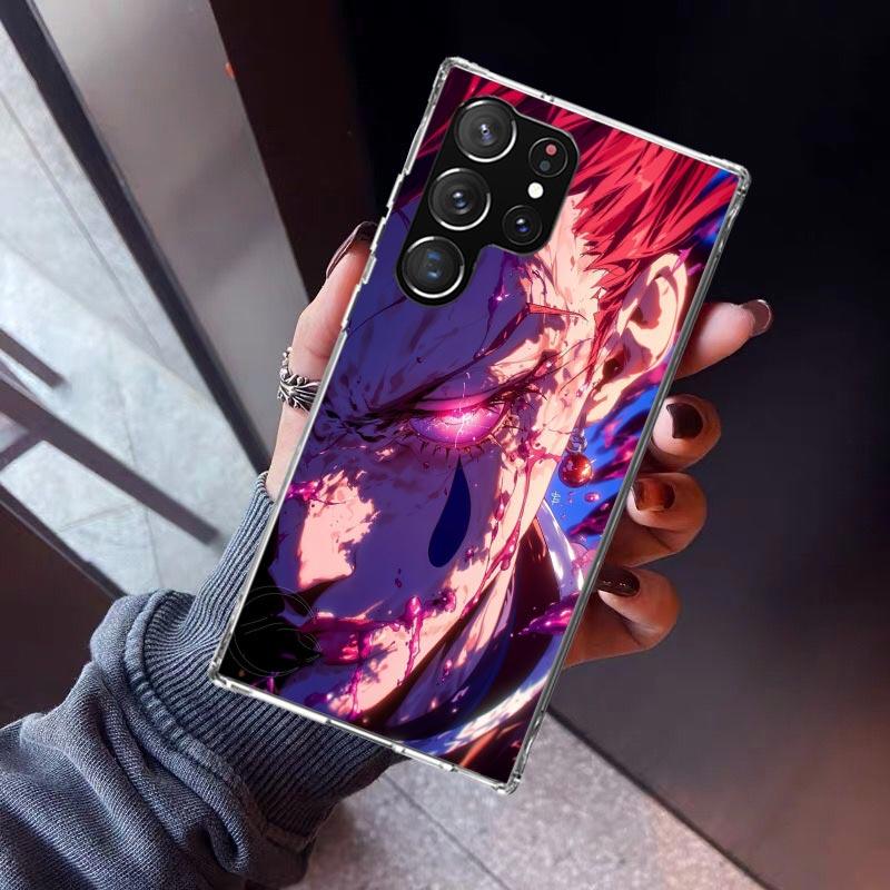Huner X-Hunters Hisoka Phone Case For Samsung Galaxy S23 S24 S25 Edge S26 Ultra S22 + S21 Plus S20 FE Cover Silicone Print Shell