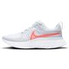 Nike Женские беговые кроссовки Wmns React Infinity Run Flyknit 2 Белый Ярко-красный CT2423-004