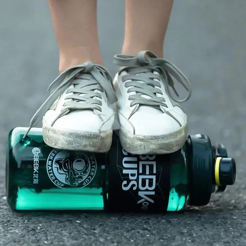 Бутылка для воды для спортзала 2 л 3 л с трубочкой для занятий спортом Бутылка для воды для школы BPA FREE Бутылка для питья Бутылки для путешествий Чайник Необычная чашка