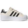 Adidas Superstar Bonega Wonder Белые Черные Женские Кроссовки Кремовый Core-Черный Золотой-Металлик IF4827