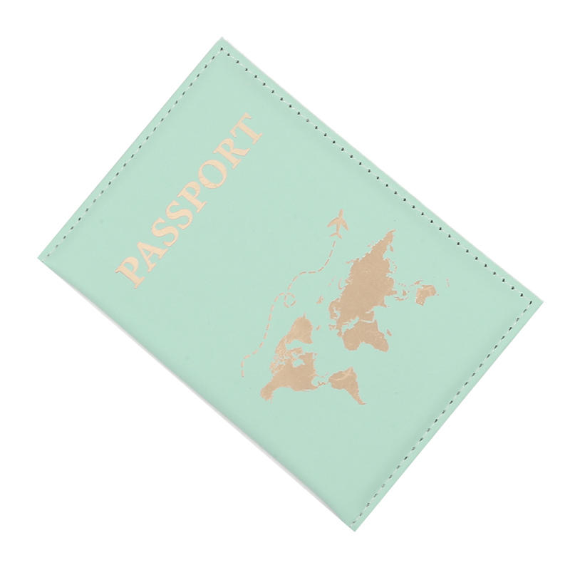 PU Leather Passport Cover - RFID Blocking Holder with Flight Ticket Slot Secure Travel Document Organizer for International Trips