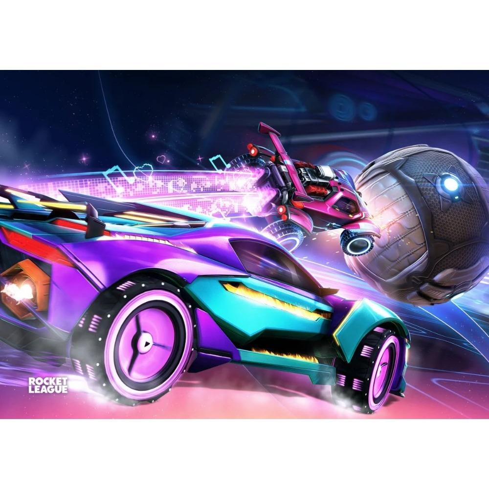 Плакат игры Rocket League неоновая видеоигра холст картина настенная живопись картина для современной детской комнаты гостиная домашний декор Cuadros