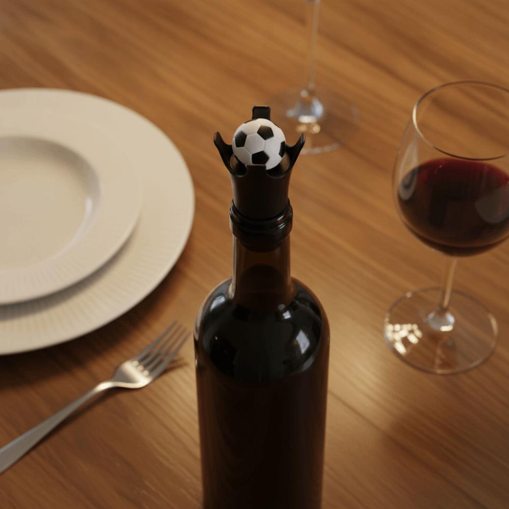 Leak-Proof Football Wine Bottle Sealed Cap Silicone Wine Freshness-preserving Stopper Bar