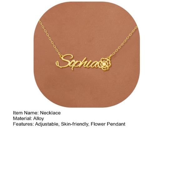 Ожерелье с цветком месяца рождения для женщин, ожерелье с подвеской в виде цветка, ожерелье с цветком месяца рождения, подарок на День матери, день рождения для мамы, сестры, лучшей подруги, ее