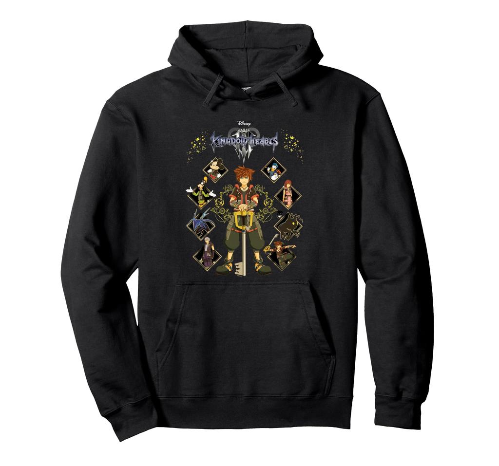 Kingdom Hearts Full Heart Cast Group Shot Grown-Up Hoodie