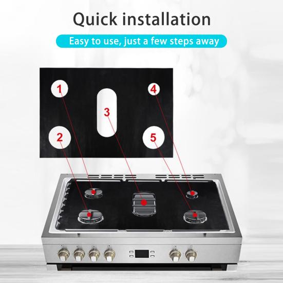 Крышка плиты, легко чистящаяся защита для верхней части плиты, устойчивая к масляным пятнам верхняя крышка, защита для домашней кухни