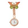 Gift Doctor Pendant Butterfly Shape Nurse Watch Quartz Clock Pocket Watch