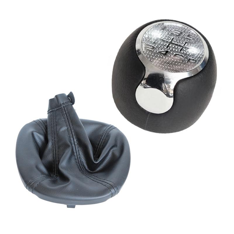 6R Speed Transmission Gearshift Knob Compatible with For Alfa Romeo For MiTo 2008 through 2016 Manual Gearbox Systems
