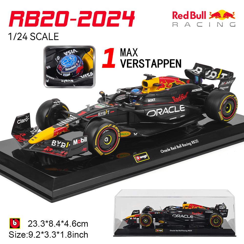 ABAJ1 Bburago 1:24 модели F1 разного стиля 2022~2025 Ferrari SF23 №16 Леклер №55 Сайнц Симуляция Модель автомобиля из сплава Изделия Декор