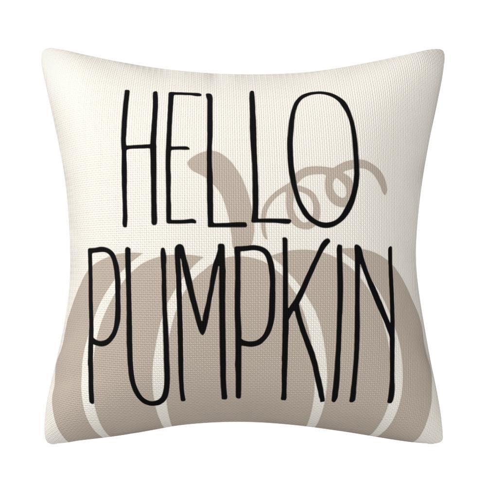 New Autumn Pumpkin Truck Thanksgiving Pillowcase Household Supplies Decorative Sofa Headrest Cover