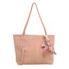 With Silk Scarf PU Leather Handbag Korean Style School Bag Casual Tote Bag  Girl