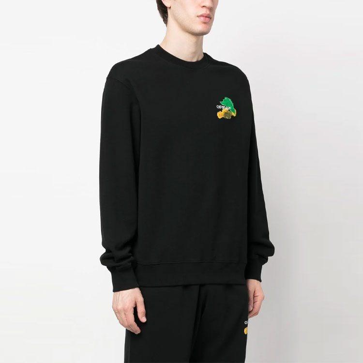 OFF WHITE Свитшот с принтом стрелок Skate Crewneck OMBA057S23FLE0011084