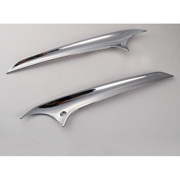 Для Hyundai Elantra 2017-2018 Глянцевая Хромированная Накладка-молдинг на Веко Передней Противотуманной Фары