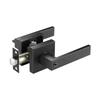 Square Three-Bar Door Lock Modern Style Interior Bedroom Burglar Lock Three-pole Handle Lock  Home