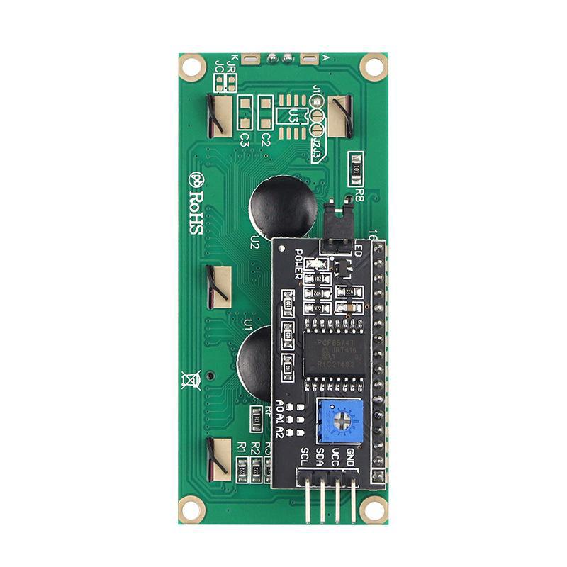 ЖК-модуль I2C 1602 с синим экраном, файлы библиотеки включены; Доступно с синим или зеленым экраном