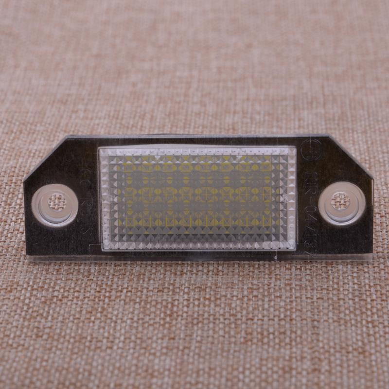 2pcs License Number Plate Light Lamp Plastic Fit For Focus C-MAX I Focus MK2 2003-2008