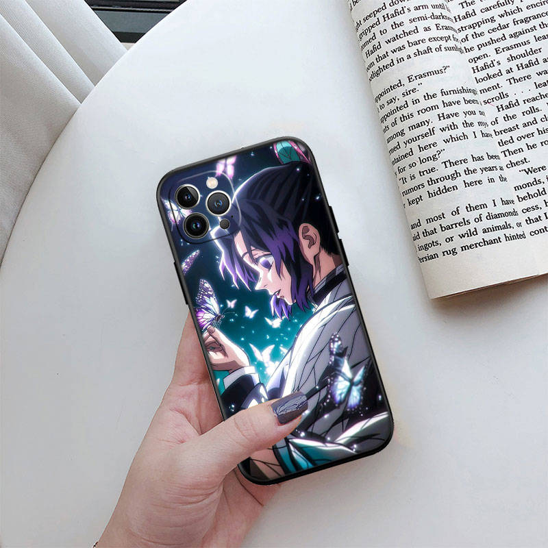 Чехол для телефона ED3 Anime Demon Slayer для Samsung A35 A25 A24 A15 A05S A05 M55 M35 M15 A06 A16 A02 A12 A13 A10 A20 A30 A22 A31 A32 A33 A41 A42 A50