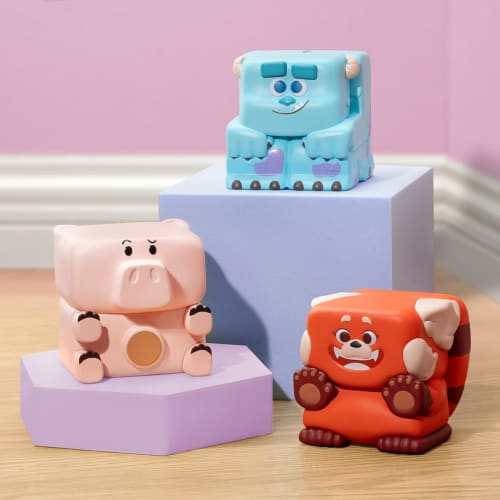 POP MART Disney/Pixar POP CUBE-3 Series [1 Piece] Pop Mart Gachapon Blind Box Figure Plastic Model Premium Toy Soft Vinyl Original Character Birthday