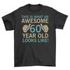 This Is What an Awesome 60th Looks Like T-shirt - Funny, Bold, and Aging Gracefu