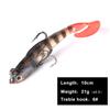 FishKing1/21pcs Lead Jig Soft Lure For Pike Muskie Bass Minnow Lure Length 8CM 10CM Weight 8.5G 21.5G