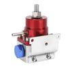 Универсальный регулируемый автомобильный регулятор давления топлива с манометром 100PSI (Красный + Серебряный)