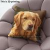 Golden Retriever Dog Print Throw Pillow Covers Pattern Cushion Cover Suitable For Sofa Bedroom Car Pillow Cover