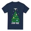 Star Trek: The Original Series Mens Christmas Tree T-Shirt