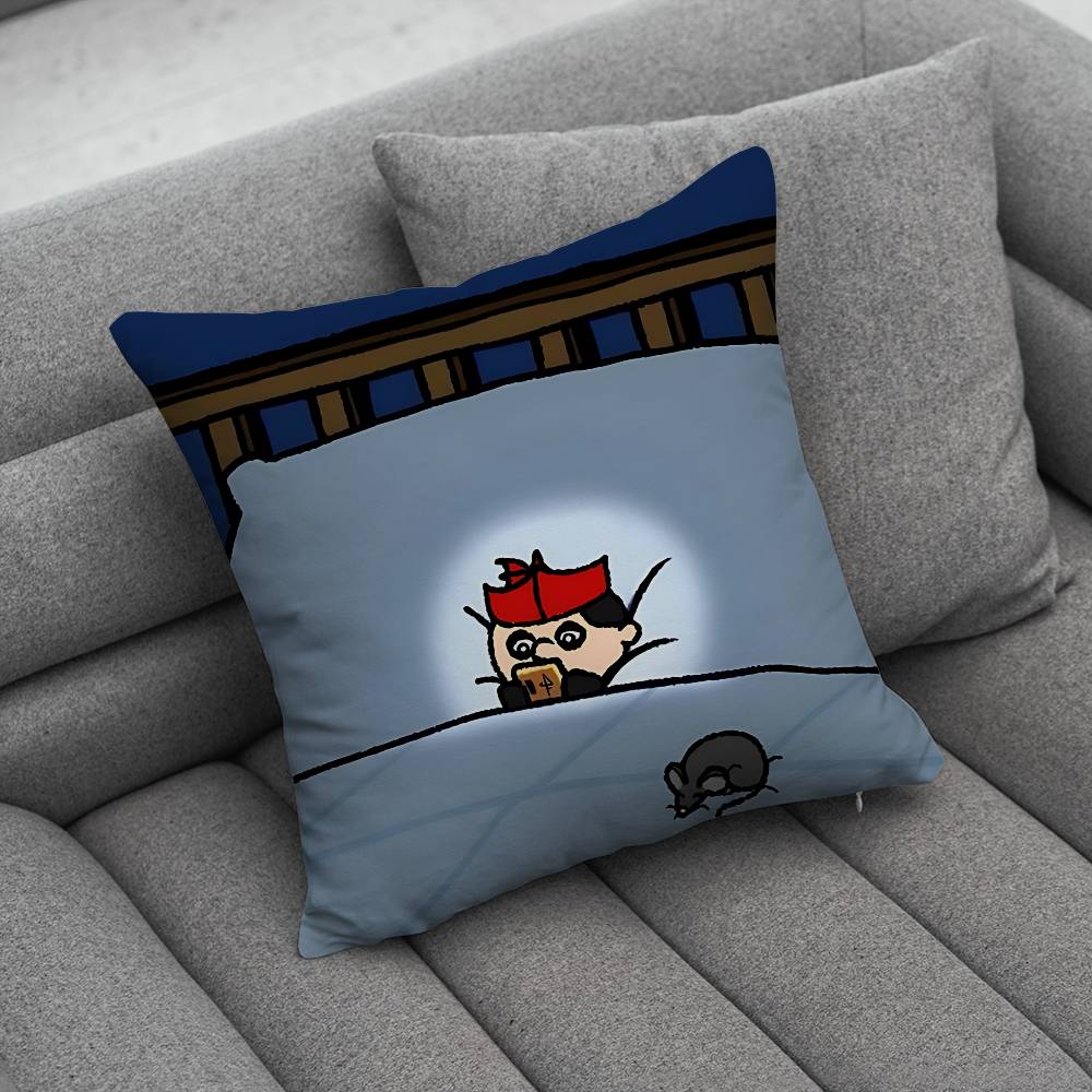 Classic Rock Band Cartoon Ghost Pillow Case Pillowcase Home Sofa Cushions Car Cushions Pillowcover Office Pillowshell Pillow