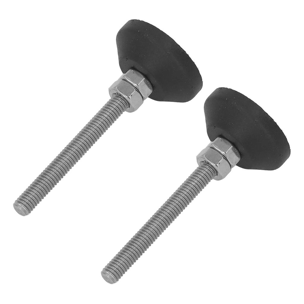 2PCS Furniture Glide Swivel Leveling Mounts Adjustable Nylon Rubber Base Leveling Pads D30xM6x50
