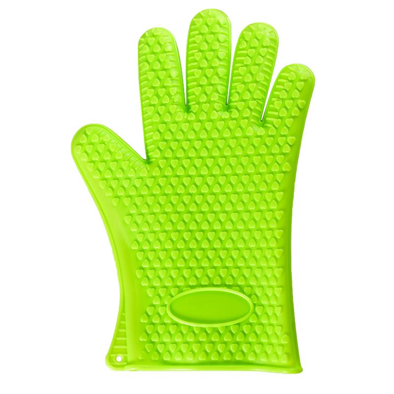 Baking Silicone Microwave Oven Gloves BBQ Grill Gloves Heat Resistant Oven Mitts Kitchen Gadgets Kitchen Accessories