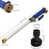 Car Washing Maintenance High Pressure Water Gun Metal Water Washer Jet Hose Pipe Wand Nozzle Sprayer Cleaning Tools Universal