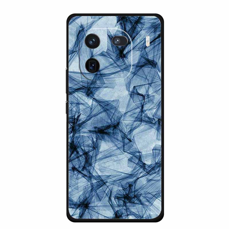 Чехол для Vivo iQOO 12 Мраморная расцветка Мягкий силикон ТПУ Чехлы для телефона Для Vivo iQOO 12 Pro 5G V2307A V2329A Цветной Новый чехол