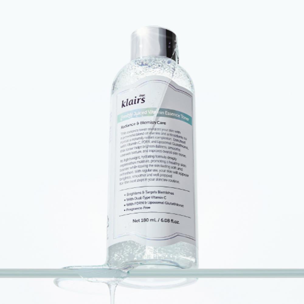 Klairs Сыворотка-тонер с витамином C Freshly Juiced Vitamin Charging Serum Toner Осветляющий, придающий сияние 30 мл Ежедневное средство для подготовки кожи Увлажняющий уход