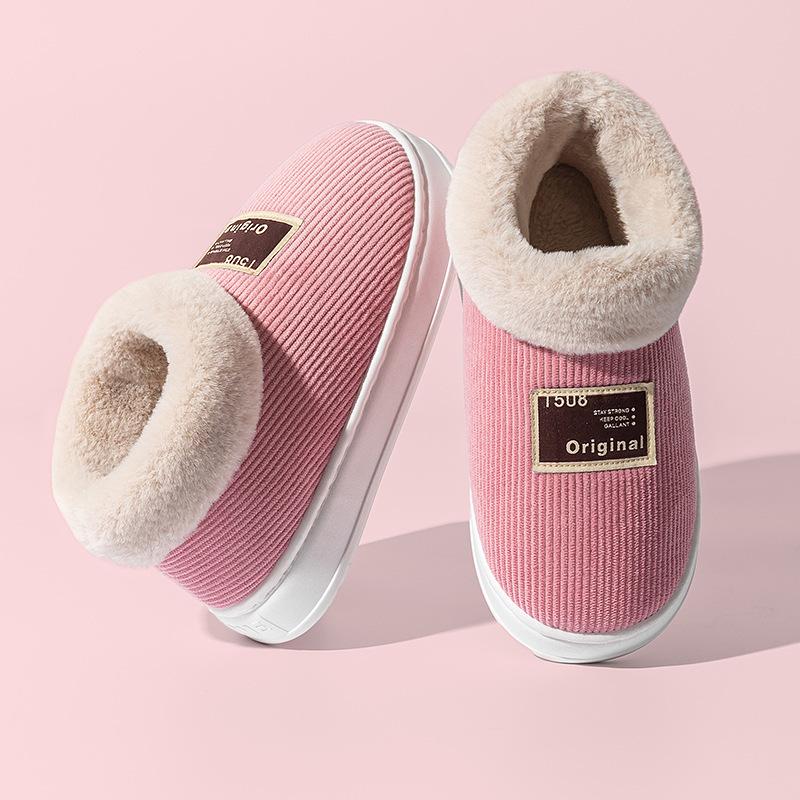 Winter Cotton Shoes Warm Confinement Shoes Indoor Homestay Home Hospitality Home Comfortable Soft Lightweight Fashion Help Women