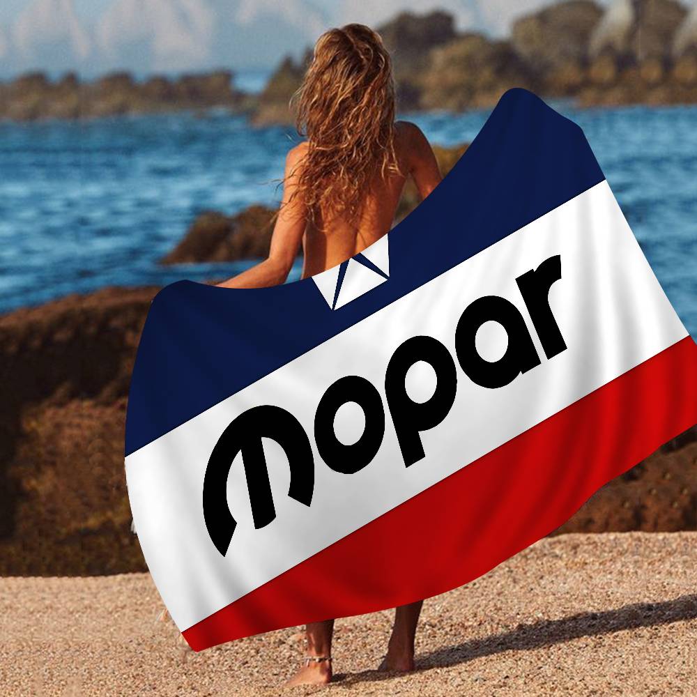 M-Mopar Микрофибровое одеяло Быстросохнущие пляжные полотенца Большой размер с принтом Супервпитывающее полотенце-одеяло для бассейна