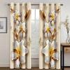2pcs Floral Printed Curtains For Living Room Bedroom Window Drapes Window Treatments Home Decoration Room Decoration