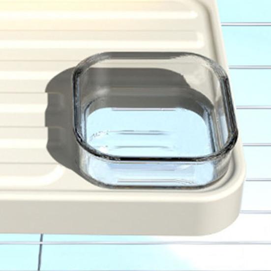 Платформа для жердочки для птиц Пластиковая подставка для жердочки для попугаев Полка с кормушкой Аксессуары для клетки для попугаев Кореллы Неразлучники Волнистые попугайчики