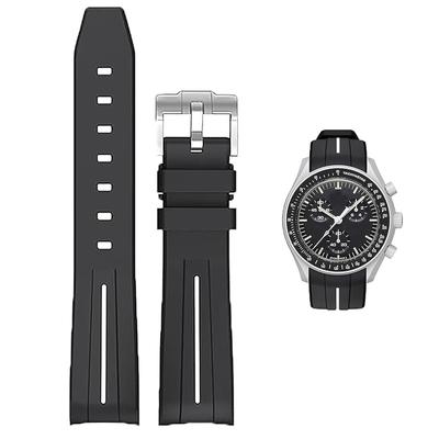 20-мм силиконовый ремешок для часов для Omega X Swatch Speedmaster MoonSwatch [Ylfcly]