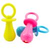 Игрушка-пустышка, резиновая соска случайного цвета, щенок, собака, жевательная игрушка для моляров, товары для животных, 1 шт.