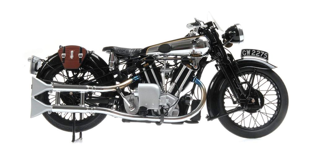 MINICHAMPS Scale Brough Superior SS 100 Lawrence 1935 1/12 T.E.