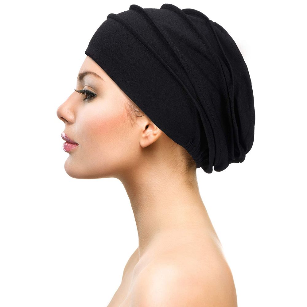 Caps Cotton Headscarf Solid Color Chemotherapy Cap Muslim Hijabs Women Head Wrap Turban Beanie Cap