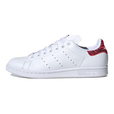 Originals Stan Smith Синтетическая кожа Прочные низкие кроссовки Женские кроссовки Белый Красный FY1714