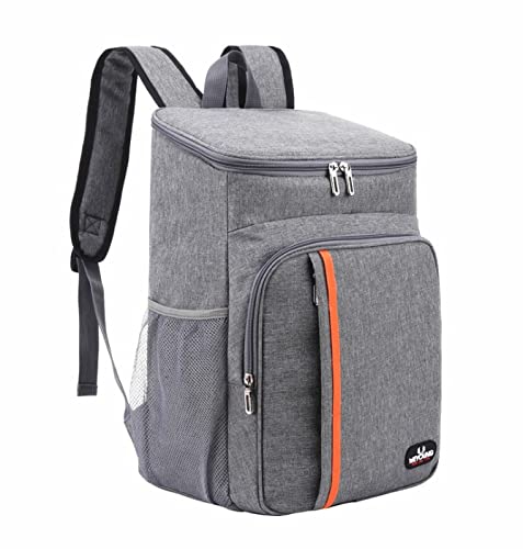 Холодоизолированный термоизолированный холодильник мягкий холодильник 18л рюкзак, сумка, сумка, складная, коробка, (Серый)