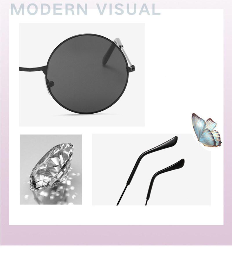 Мужские поляризационные солнцезащитные очки UV400 в ретро-круглой оправе, женские солнцезащитные очки с поляризационными линзами