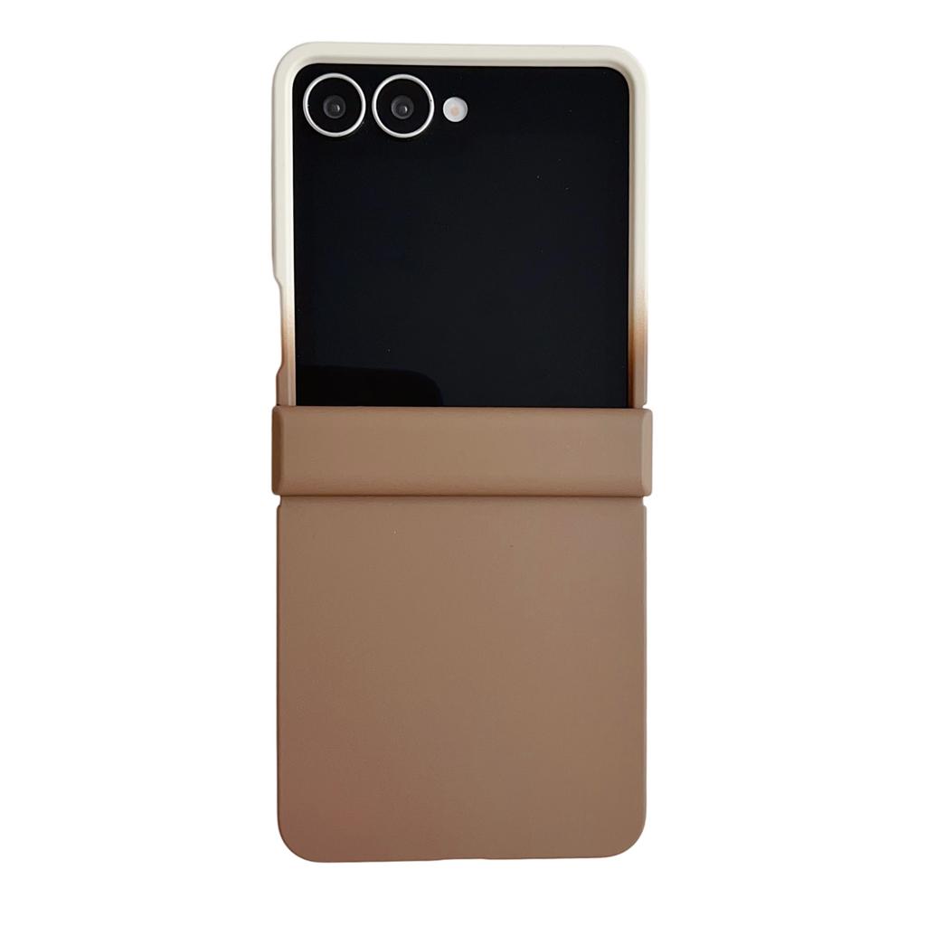 Роскошный яркий чехол-книжка из силикона конфетного цвета для Samsung Galaxy Z Flip 7 6 5 4 3 Zflip7, матовая противоударная твердая ПК-накладка